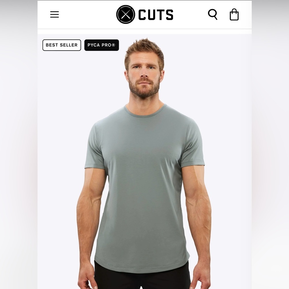 Cuts original curve hem tee